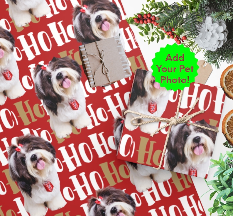 カスタマイズされたペットの写真の包装紙 (6枚)-welikecustom-MJ