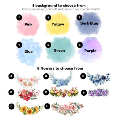 ハローリングの花とカスタムペットの損失のギフトペットの肖像犬の損失のギフトの記憶の写真からデジタルペットの肖像画-welikecustom-MJ