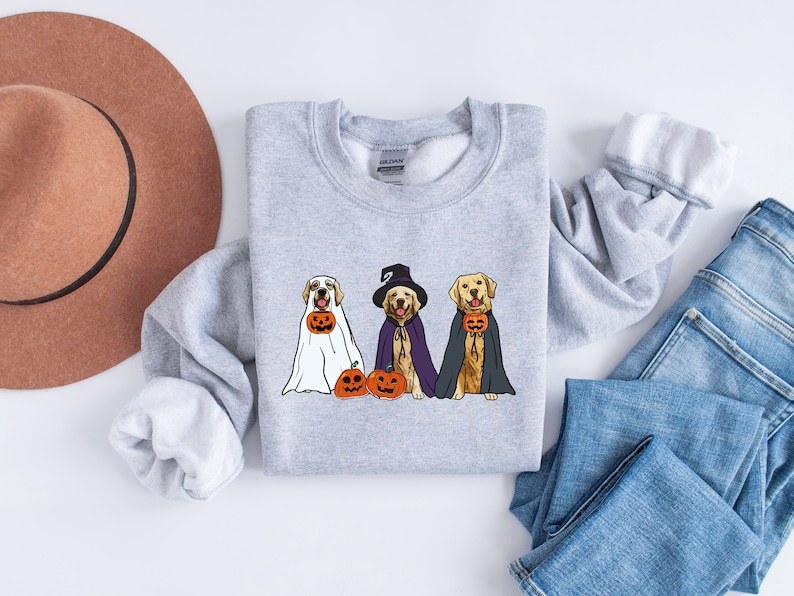 ハロウィンカスタマイズペット仮装パーティースタイルTシャツ、トレーナー、パーカ-welikecustom-MJ