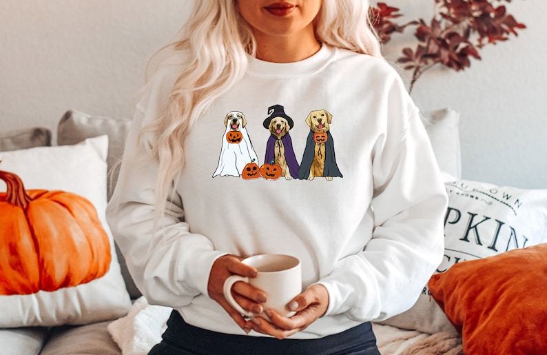 ハロウィンカスタマイズペット仮装パーティースタイルTシャツ、トレーナー、パーカ-welikecustom-MJ