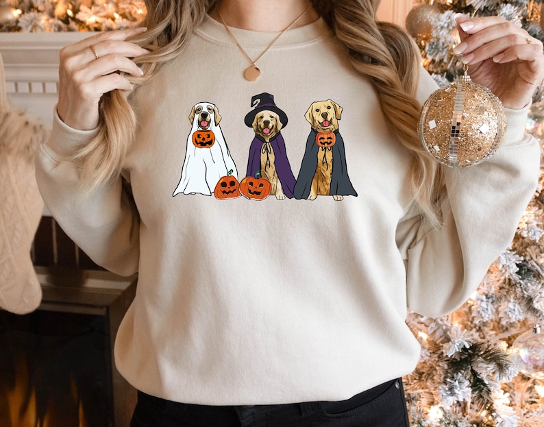 ハロウィンカスタマイズペット仮装パーティースタイルTシャツ、トレーナー、パーカ-welikecustom-MJ