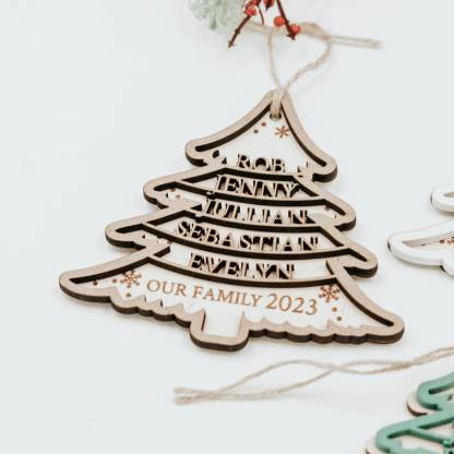 カスタマイズされたペットの名前のクリスマスツリーペンダント-welikecustom-MJ