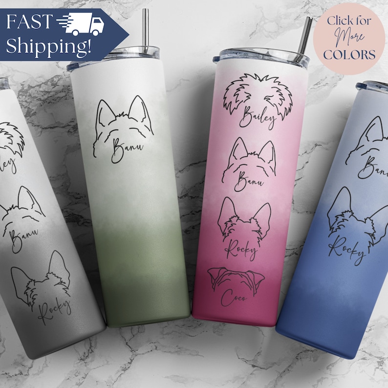 カスタムペットの耳パターンのグラデーションガラス-welikecustom-MJ