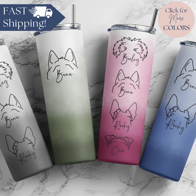 カスタムペットの耳パターンのグラデーションガラス-welikecustom-MJ