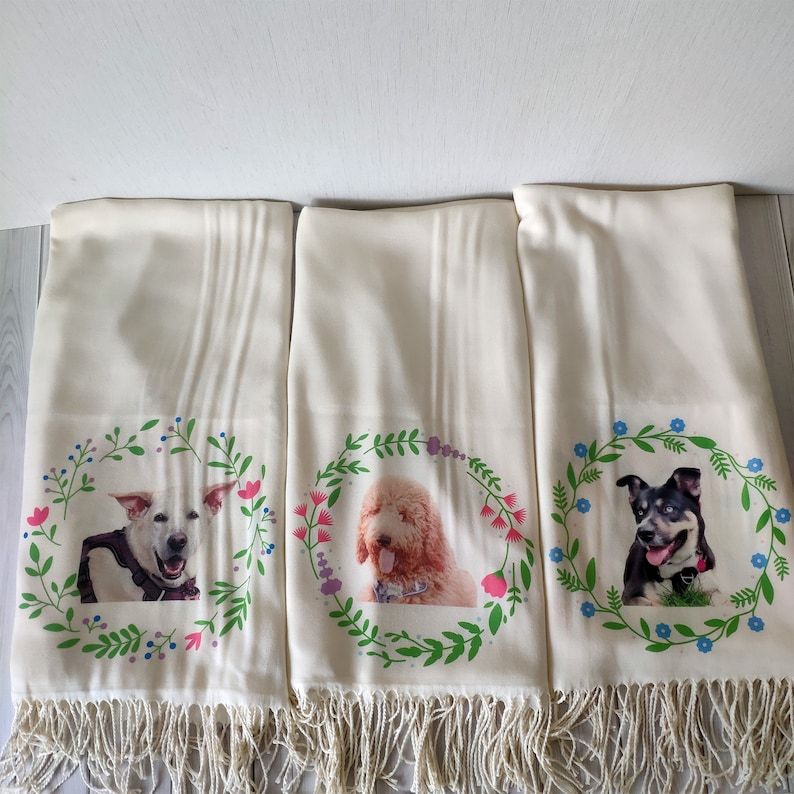 カスタムペット写真ガーランドスタイルスカーフ-welikecustom-MJ