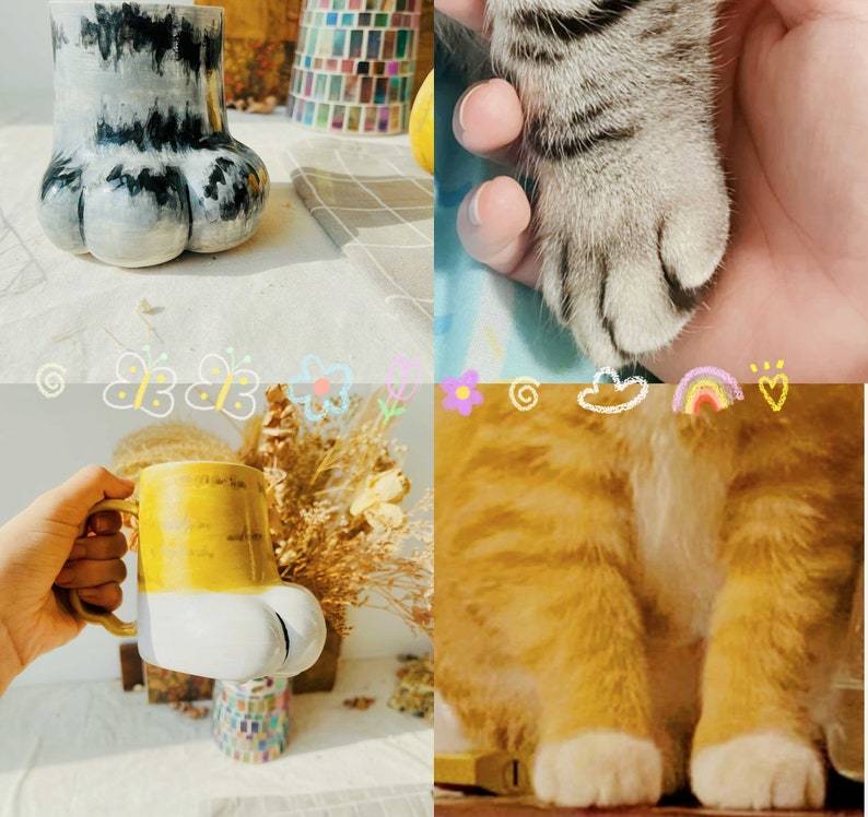 🐾手描きの爪でカスタマイズできるマグカップは、ペット好きにぴったり-welikecustom-MJ