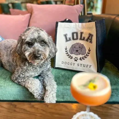 パーソナライズされたペットの写真トートバッグ