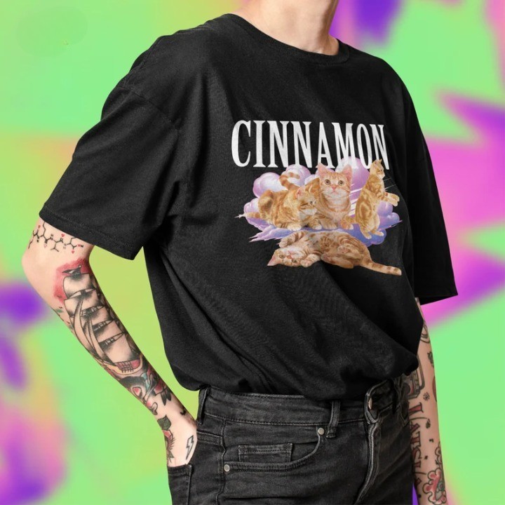 カスタムヴィンテージペットフォト T シャツ、パーソナライズシャツ-welikecustom-MJ