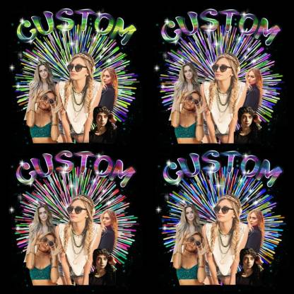 カスタムペット写真シャツ、パーソナライズ T シャツ、ヴィンテージグラフィック 90 年代 T シャツ-welikecustom-MJ