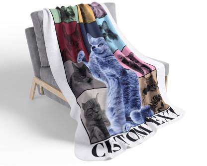 パーソナライズされたペットポートレートブランケット、カスタムペット写真、ペットメモリアルギフト-welikecustom-MJ