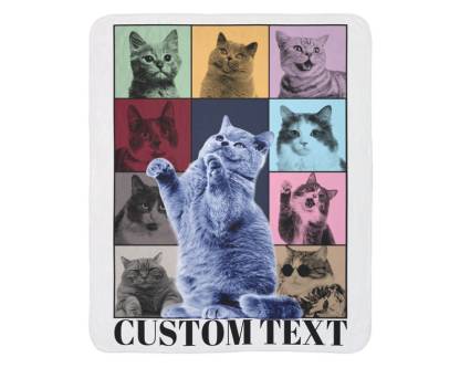 パーソナライズされたペットポートレートブランケット、カスタムペット写真、ペットメモリアルギフト-welikecustom-MJ