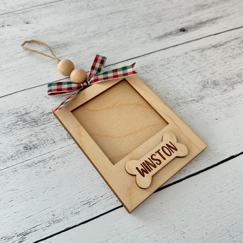 カスタマイズされたパーソナライズされたペットの木製の小さなフォトフレームペンダント-welikecustom-MJ