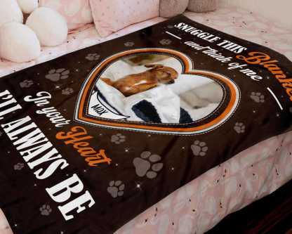 パーソナライズされた犬の写真入りブランケット、写真入りペットブランケット、ペットの追悼ギフト、ペットロスギフト、-welikecustom-MJ