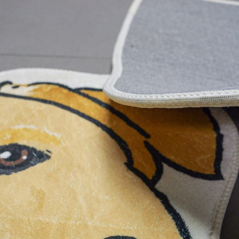 カスタムペットポートレートラグ、犬用カスタムラグ、ペットラグ、ペットへのギフト-welikecustom-MJ