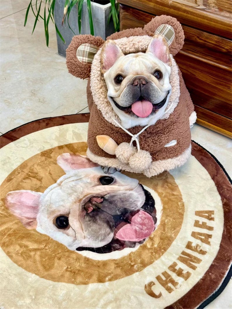 カスタムペットポートレートラグ、犬用カスタムラグ、ペットラグ、ペットへのギフト-welikecustom-MJ