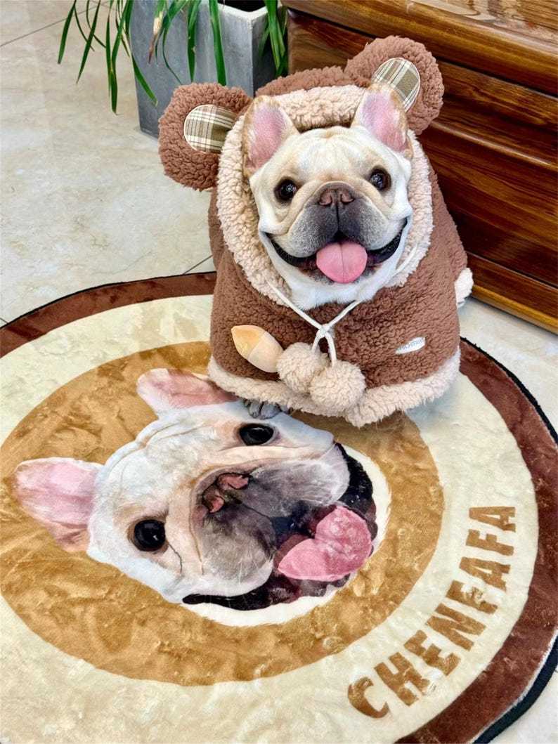 カスタムペットポートレートラグ、犬用カスタムラグ、ペットラグ、ペットへのギフト-welikecustom-MJ