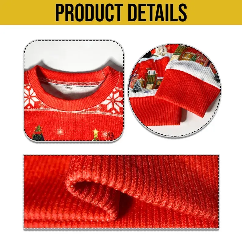 カスタマイズされたペットの写真クリスマスコレクションニットセーター-WLC11062-welikecustom-MJ