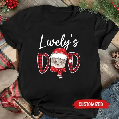 カスタマイズされたペットの写真のクリスマス スタイル T シャツ、スウェットシャツ、パーカー - ペットを愛する家族へのクリスマス ギフト-welikecustom-MJ