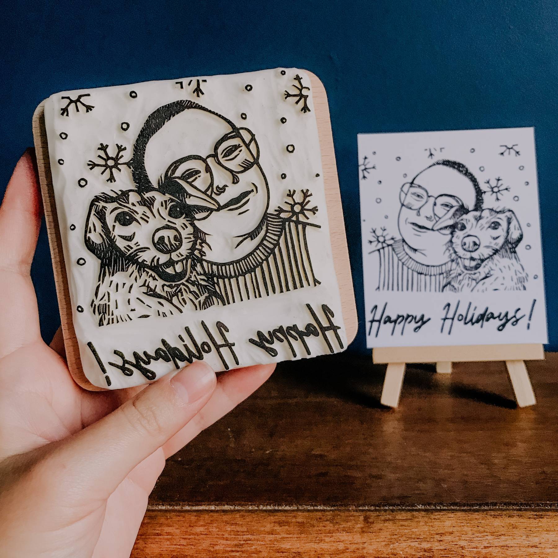 カスタマイズされたペットのアバタースタンプ-welikecustom-MJ