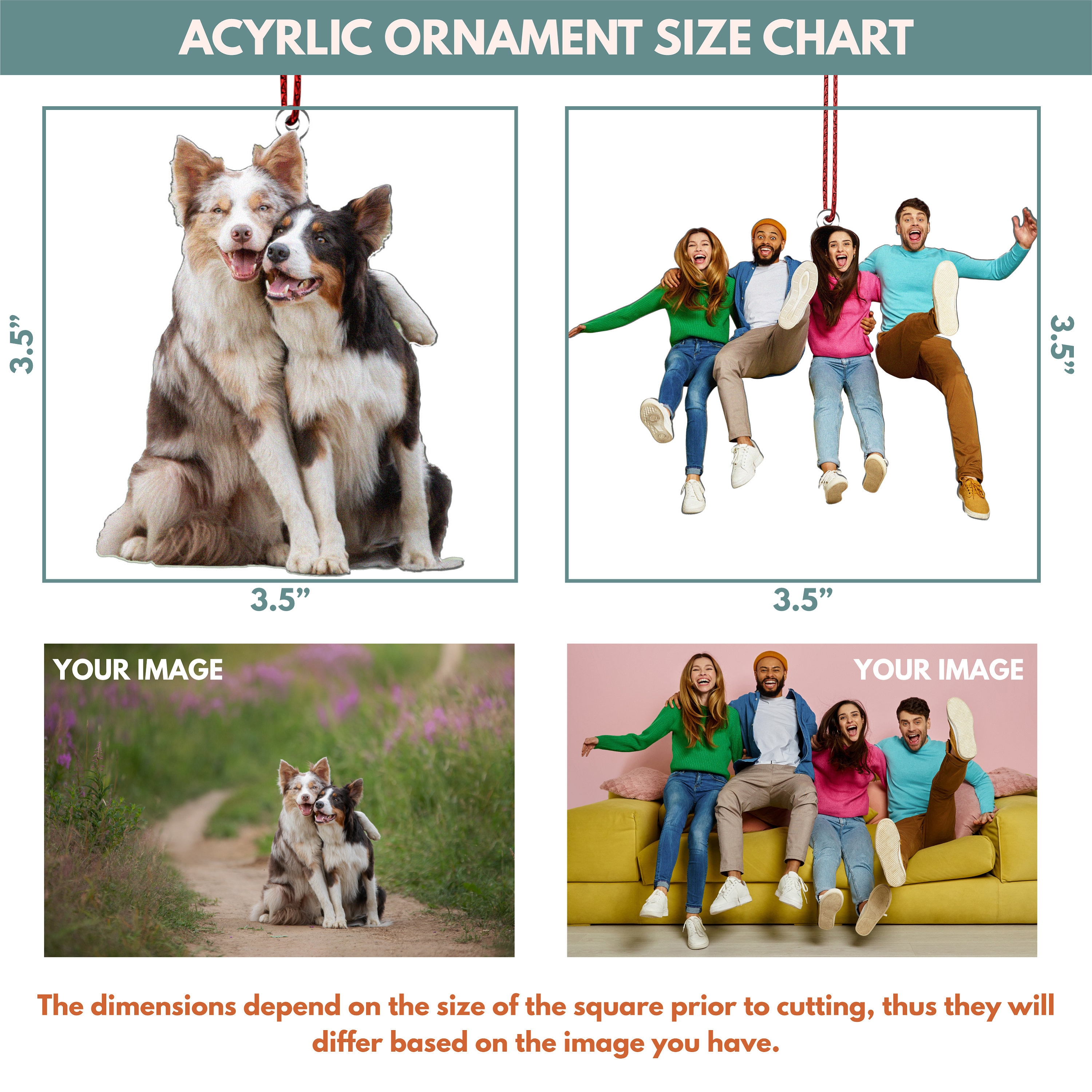 ペットの写真をカスタマイズしたアクリルペンダント-welikecustom-MJ