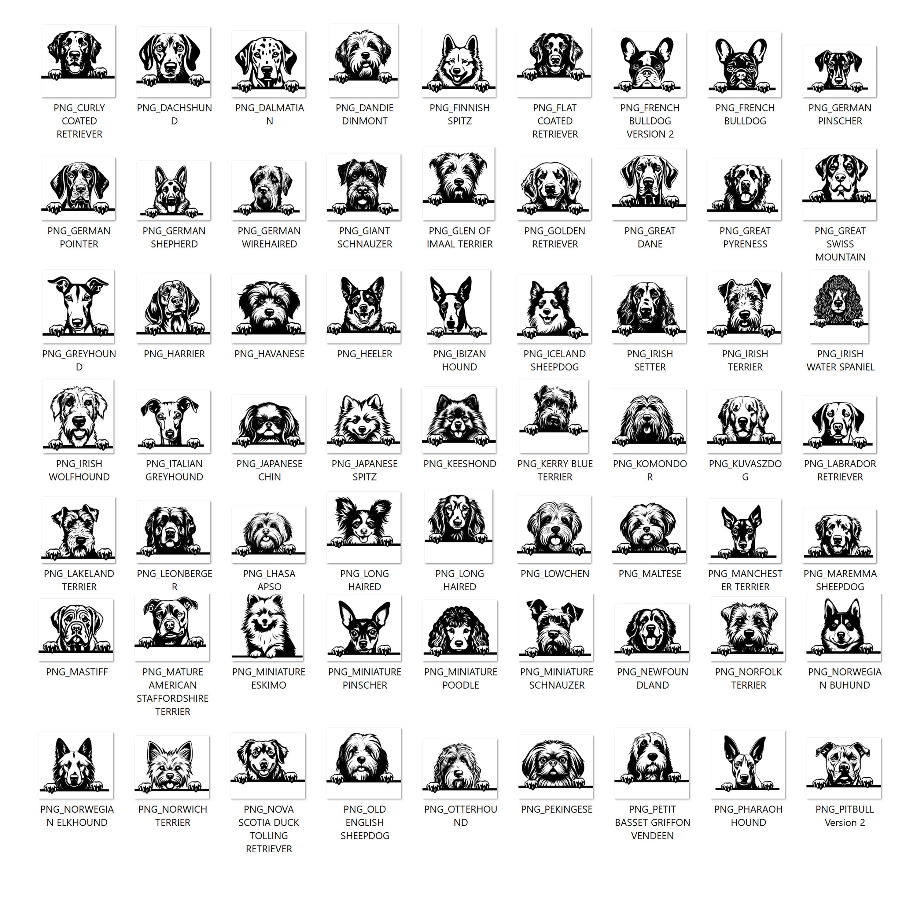 パーソナライズされたペットの頭の彫刻が施された木製ペンダント-welikecustom-MJ