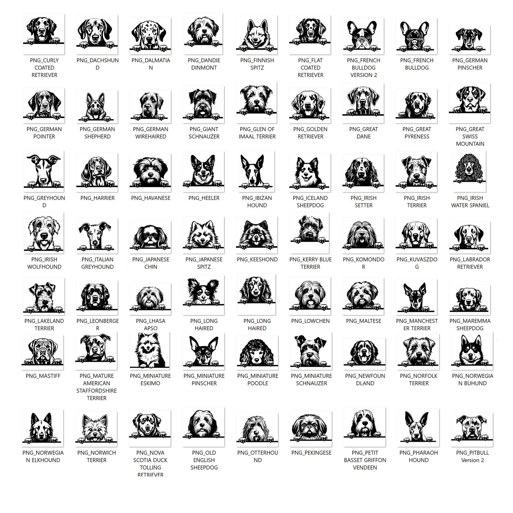 パーソナライズされたペットの頭の彫刻が施された木製ペンダント-welikecustom-MJ