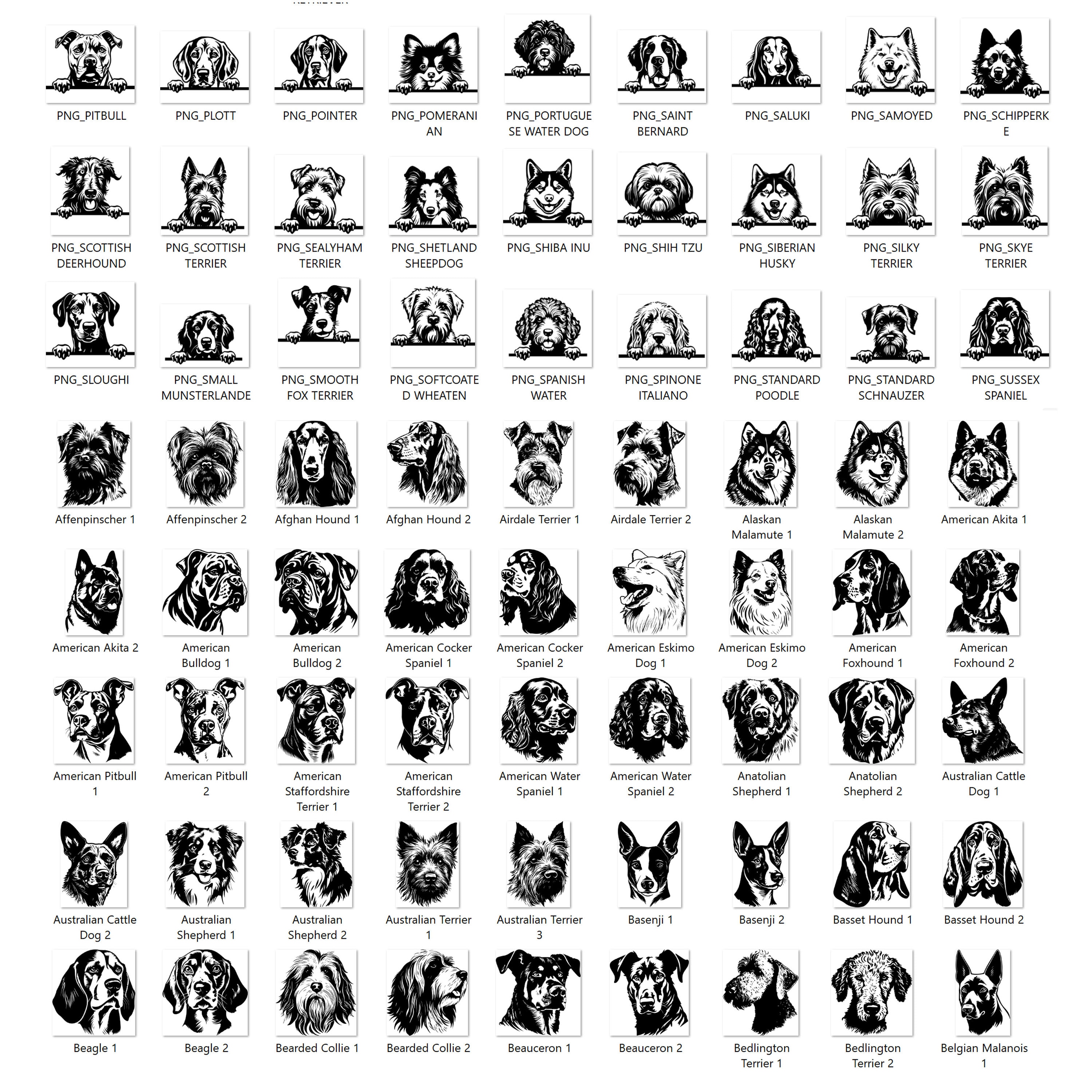 パーソナライズされたペットの頭の彫刻が施された木製ペンダント-welikecustom-MJ