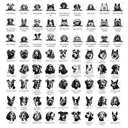 パーソナライズされたペットの頭の彫刻が施された木製ペンダント-welikecustom-MJ