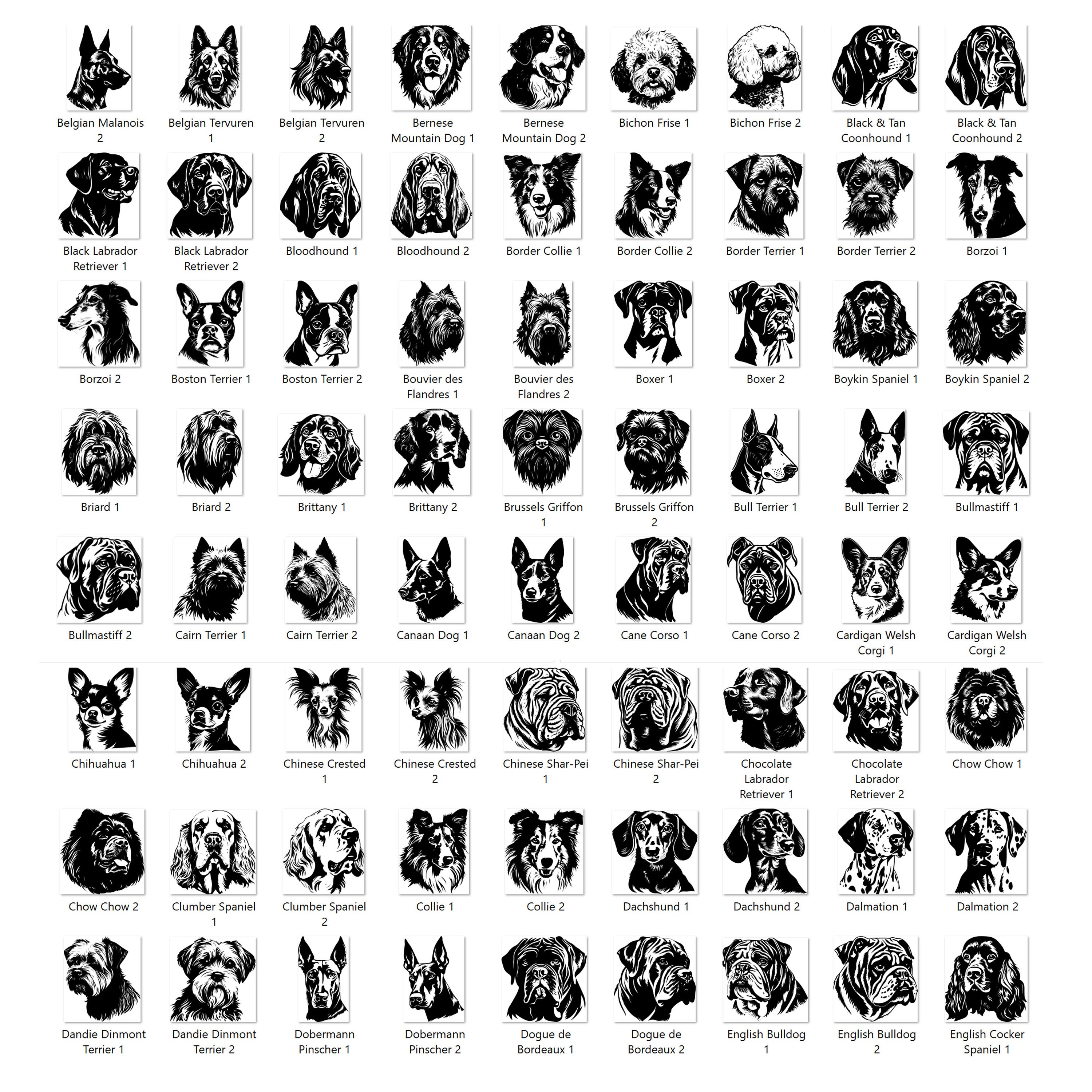 パーソナライズされたペットの頭の彫刻が施された木製ペンダント-welikecustom-MJ