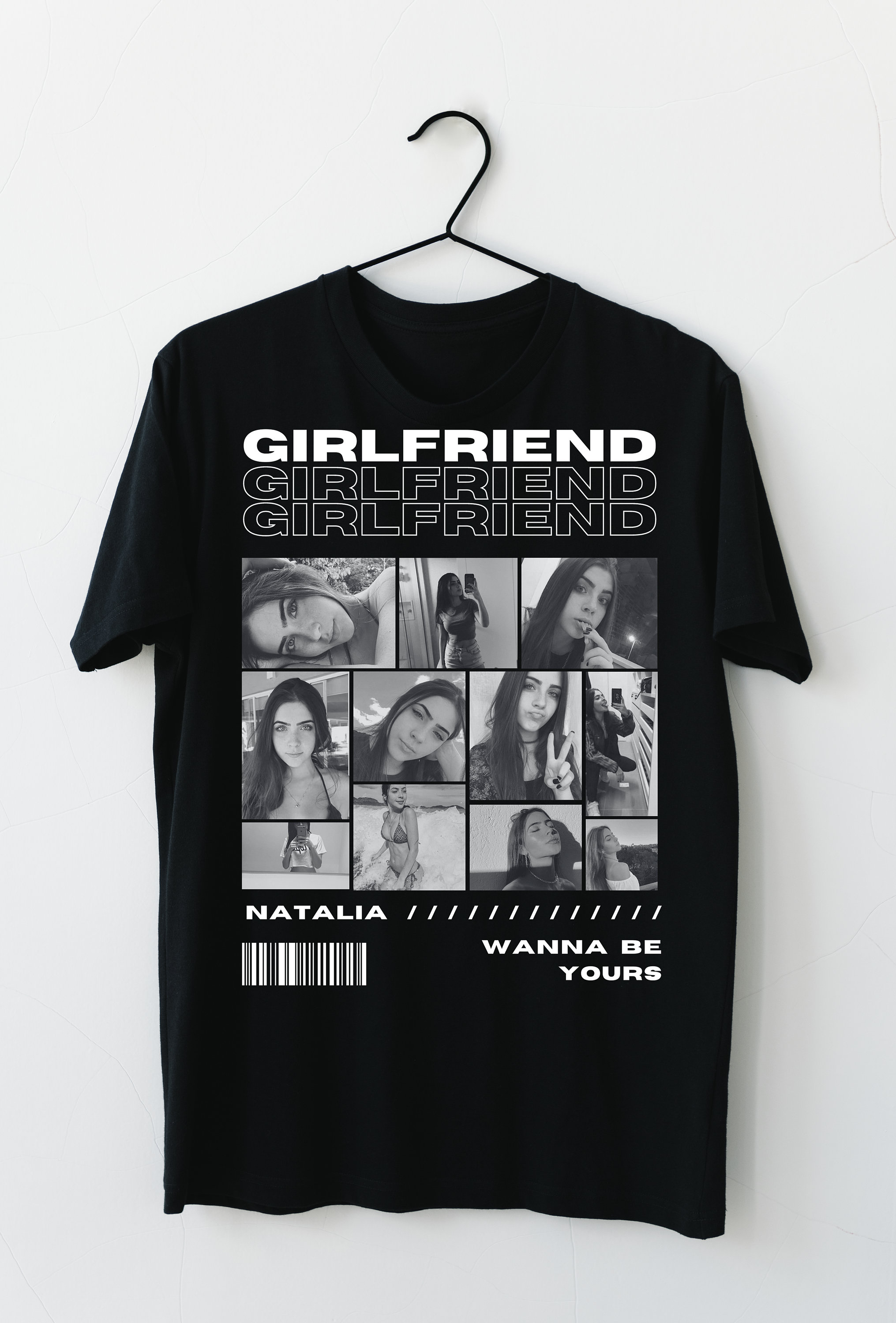 ONLY YOU ユニークなカスタマイズされたフォト T シャツ – バレンタインデーのギフト-welikecustom-MJ