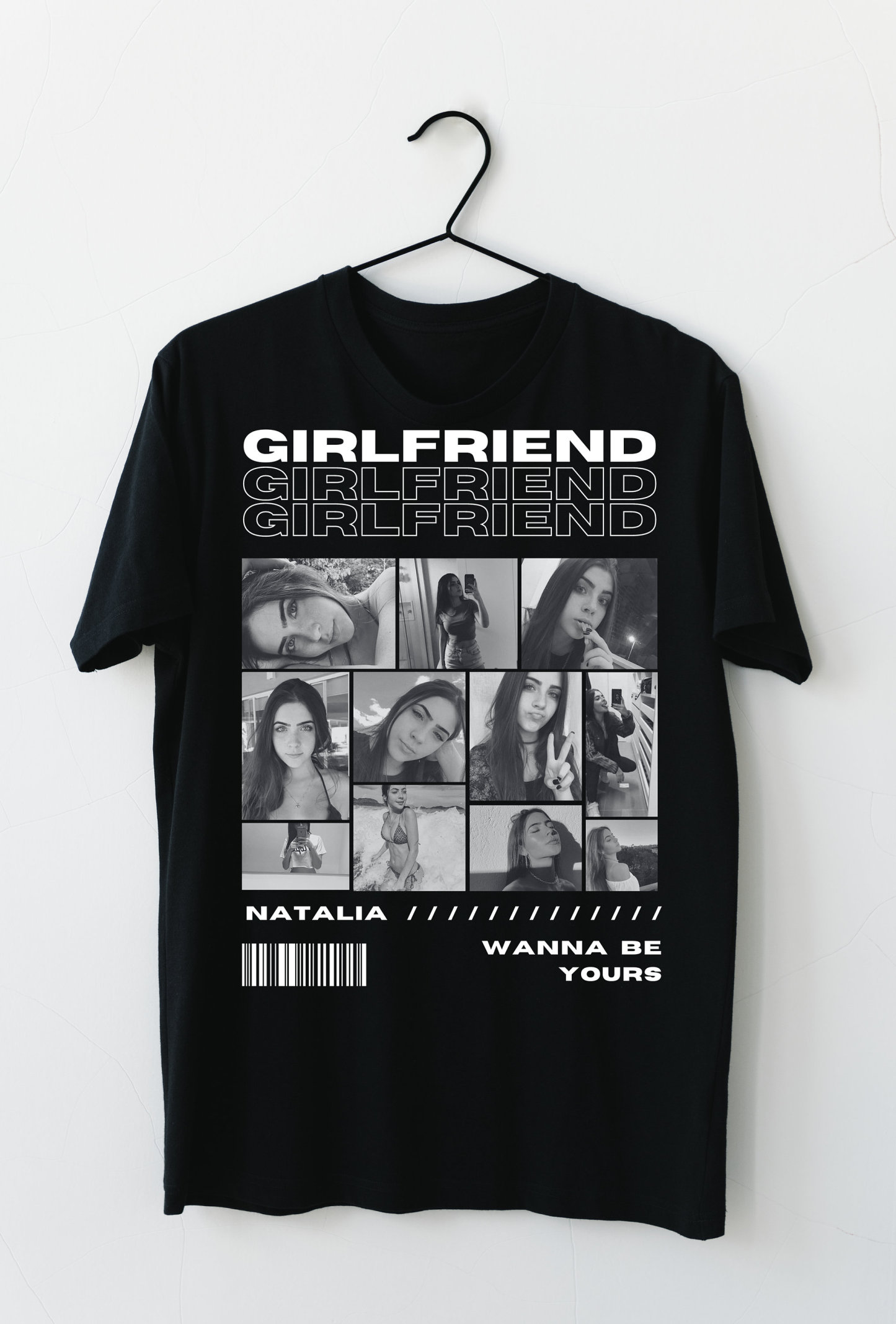 ONLY YOU ユニークなカスタマイズされたフォト T シャツ – バレンタインデーのギフト-welikecustom-MJ