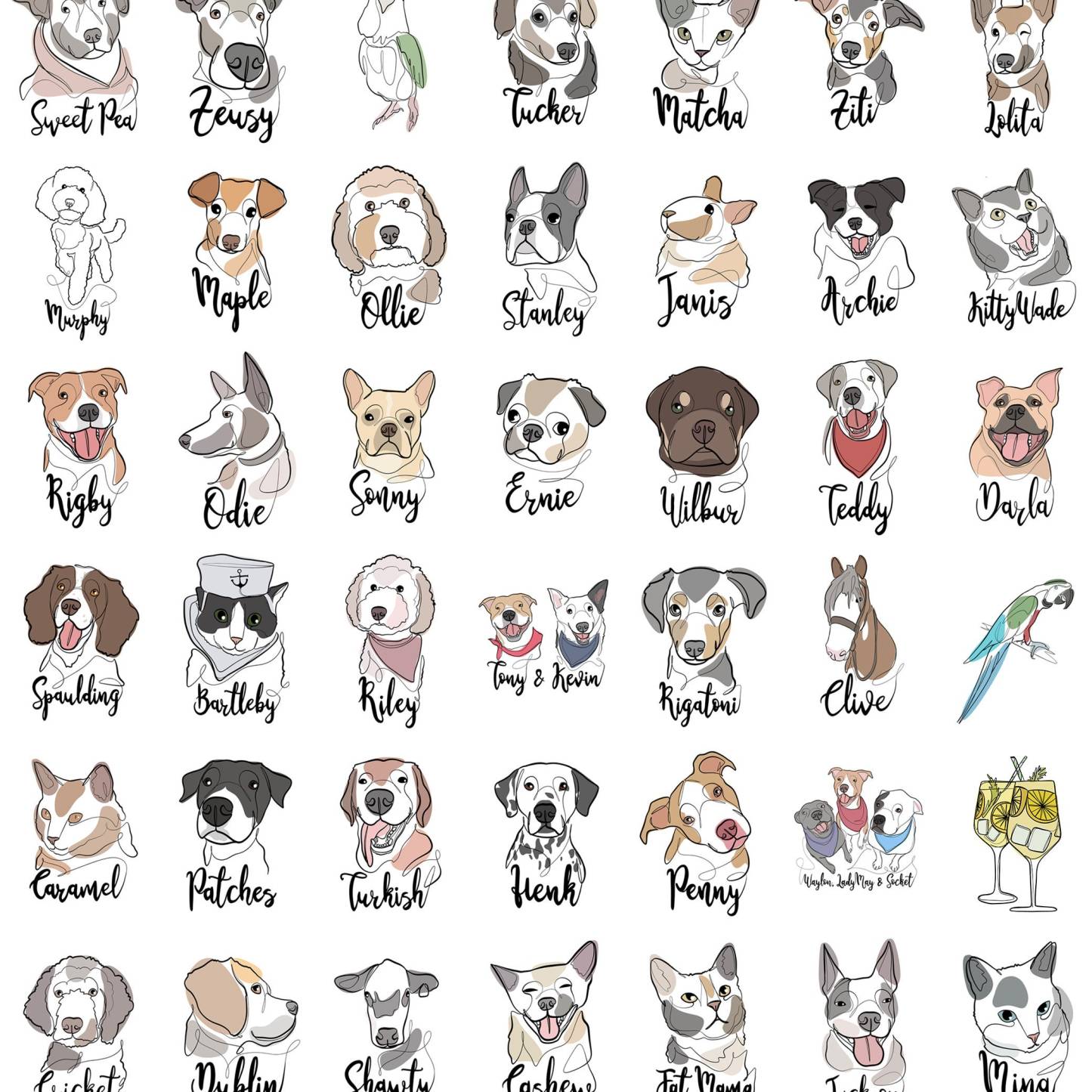 カスタム ペットの写真の抽象的なスタイルのブランケット-welikecustom-MJ