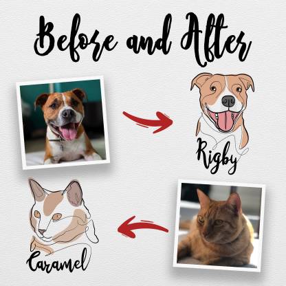 カスタム ペットの写真の抽象的なスタイルのブランケット-welikecustom-MJ