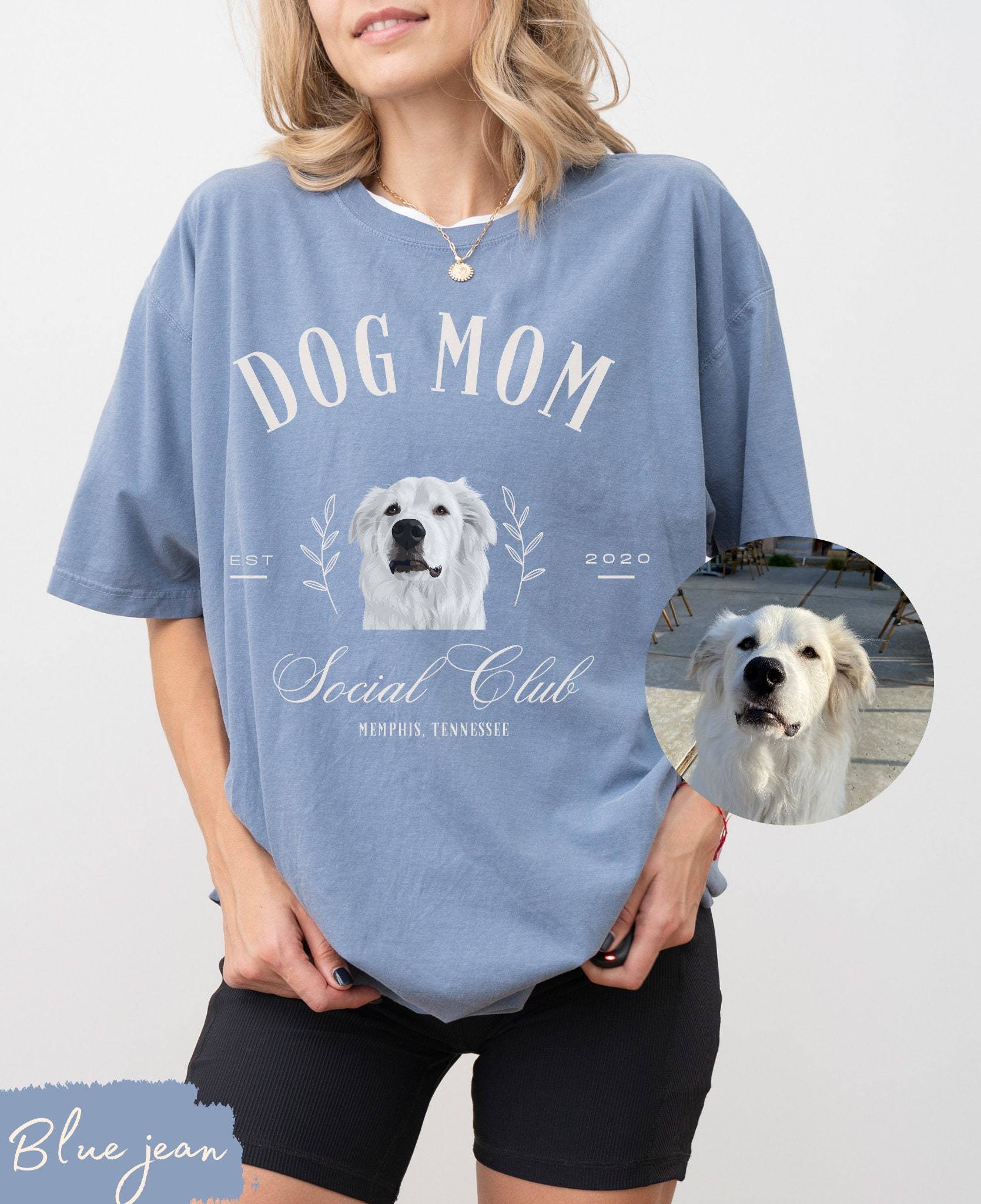 春の手書きイラスト風 ペット写真カスタムTシャツ、スウェット、パーカー-welikecustom-MJ