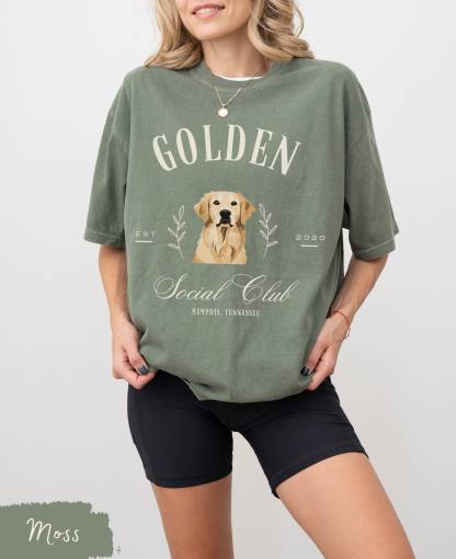 春の手書きイラスト風 ペット写真カスタムTシャツ、スウェット、パーカー-welikecustom-MJ