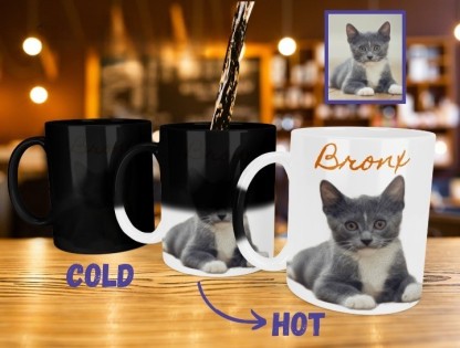 カスタムペット写真の色が変わるマグカップ、パーソナライズされた犬猫マジックコーヒーカップ、ペット愛好家へのユニークなギフト-welikecustom-MJ
