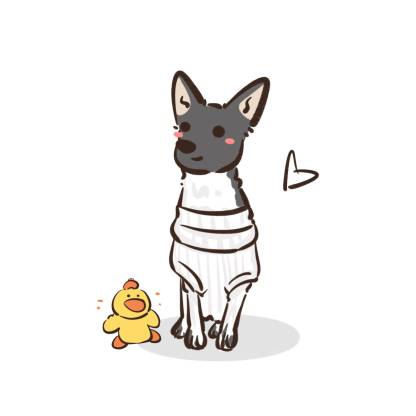 （フレームレス）Q版イラスト風 愛犬・愛猫キャンバスアート｜写真から作る世界にひとつのペット絵画-welikecustom-MJ