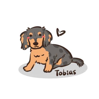 （フレームレス）Q版イラスト風 愛犬・愛猫キャンバスアート｜写真から作る世界にひとつのペット絵画-welikecustom-MJ