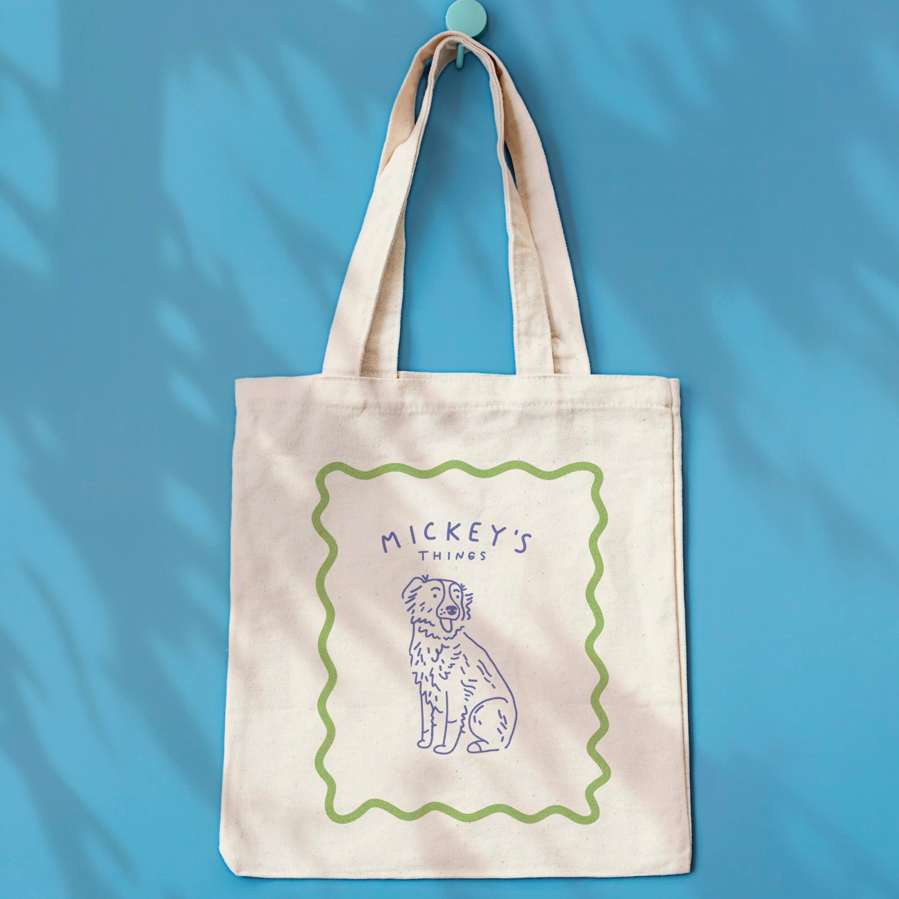 ペットの漫画の線画キャンバスバッグ-welikecustom-MJ