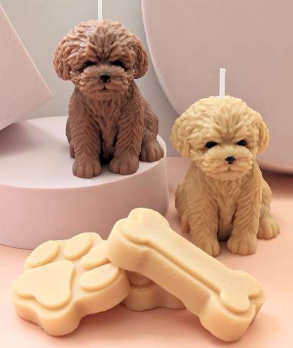 カスタムペットの形をしたパーソナライズされたクリスマスの香りのキャンドル-welikecustom-MJ