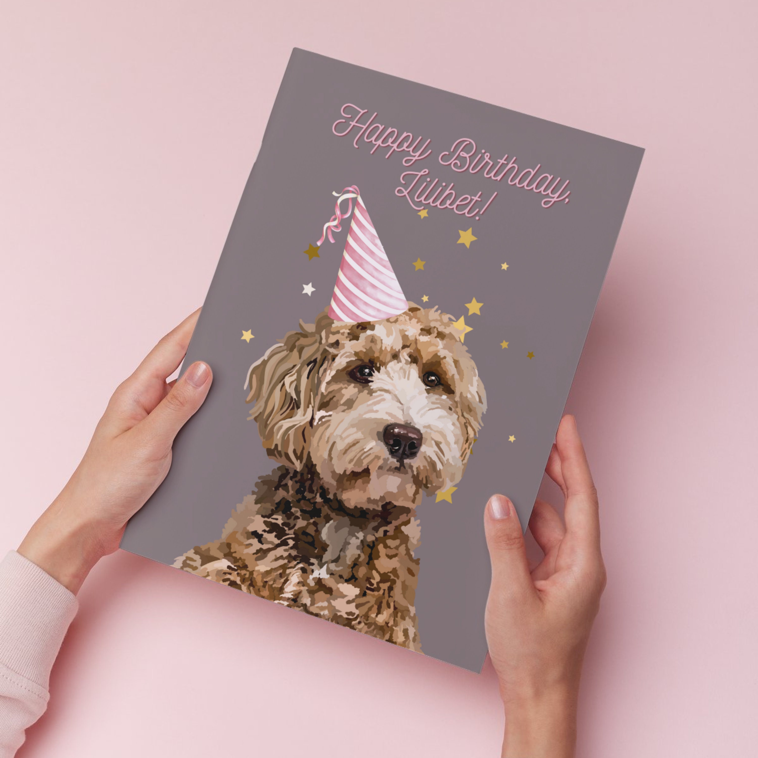 誕生日記念 油絵風ペット肖像画-welikecustom