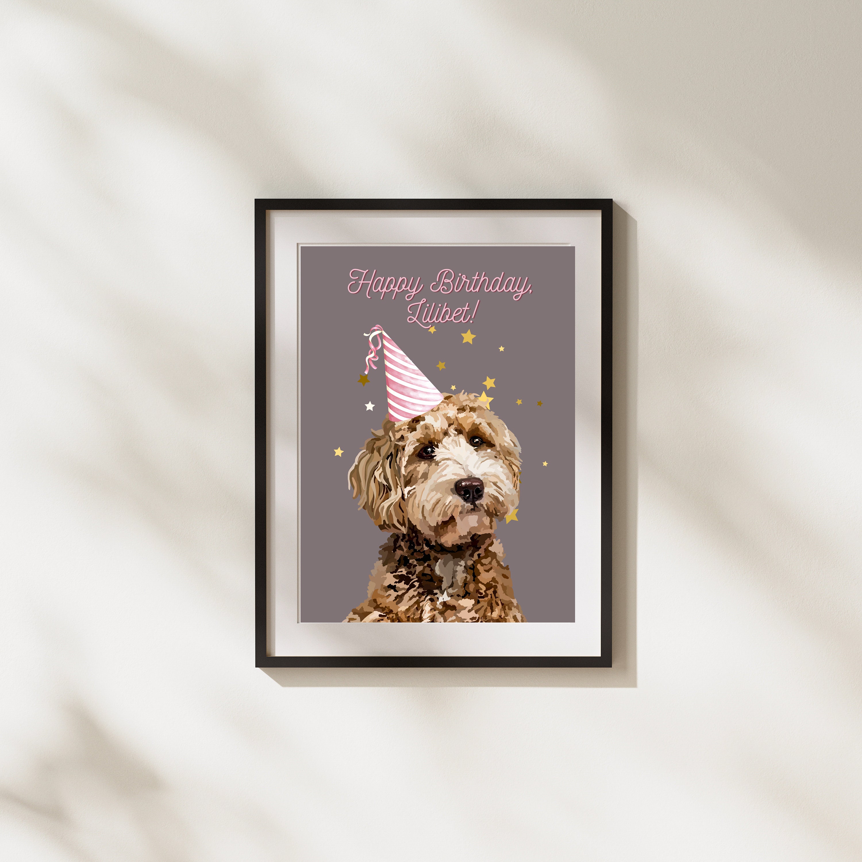 誕生日記念 油絵風ペット肖像画-welikecustom-MJ