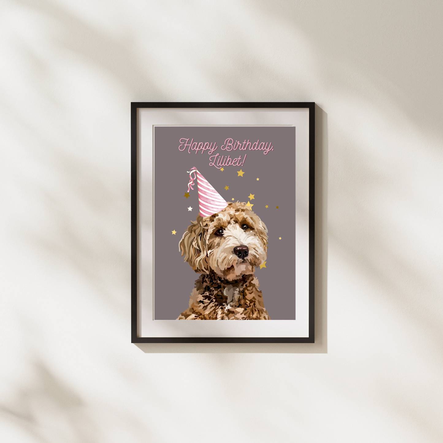 誕生日記念 油絵風ペット肖像画-welikecustom-MJ