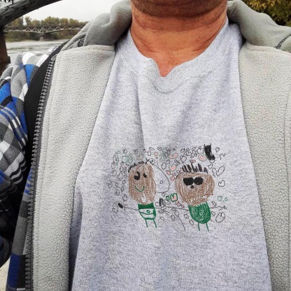 子供の絵を刺繍に！カスタム刺繍Tシャツ、スウェットシャツ、パーカー-welikecustom-MJ