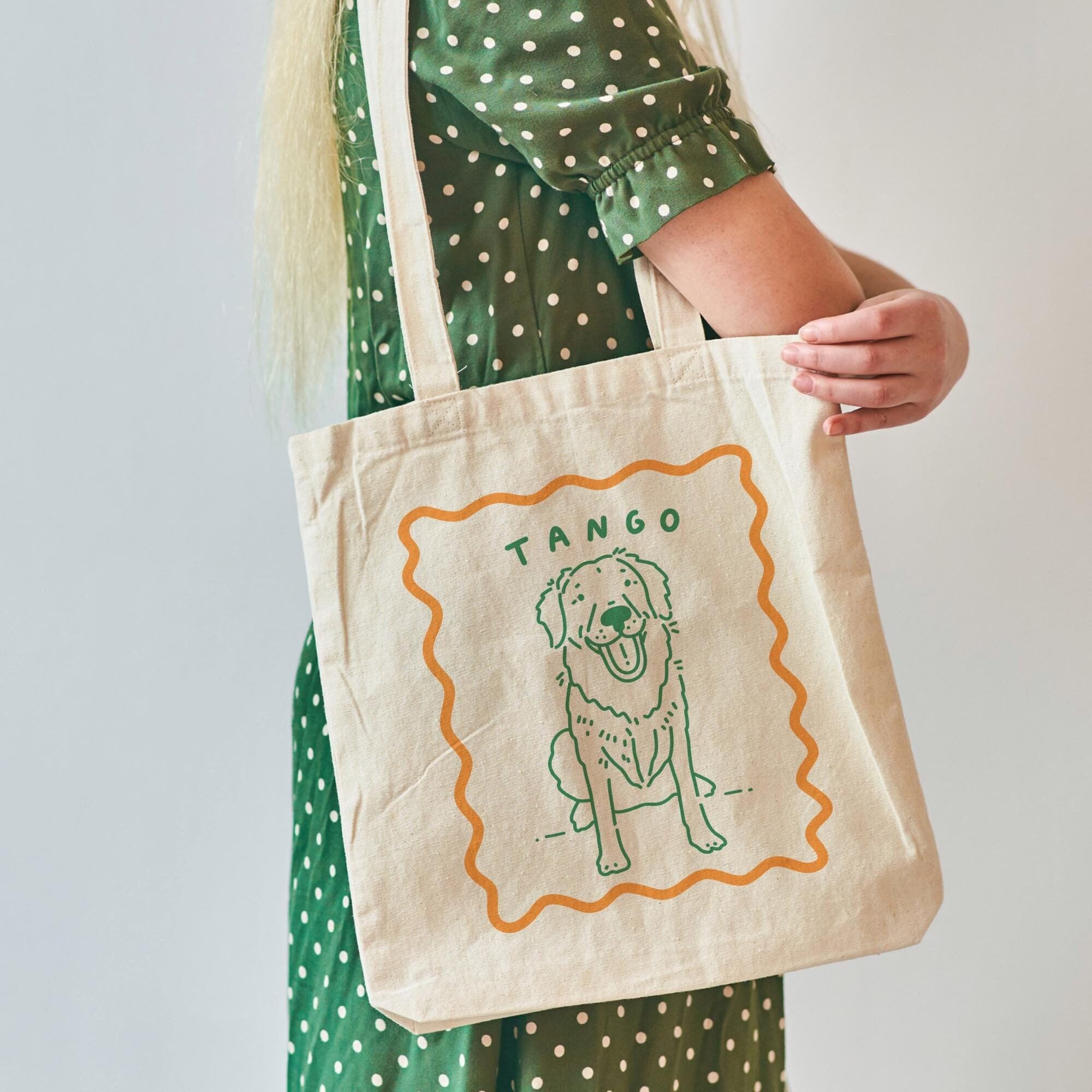 ペットの漫画の線画キャンバスバッグ-welikecustom-MJ