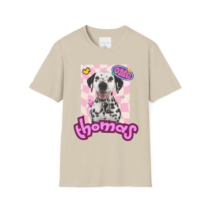 春のビンテージ風ペットカスタマイズTシャツ ドーパミンコレクション、スウェットシャツ、パーカー-welikecustom-MJ