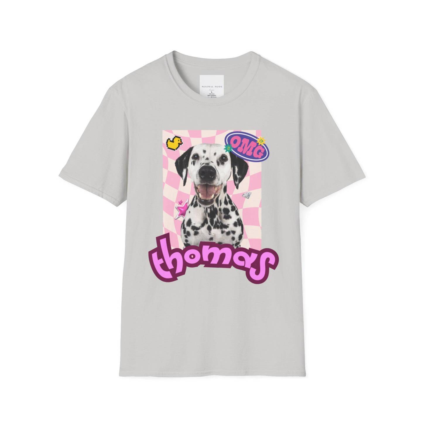 春のビンテージ風ペットカスタマイズTシャツ ドーパミンコレクション、スウェットシャツ、パーカー-welikecustom-MJ