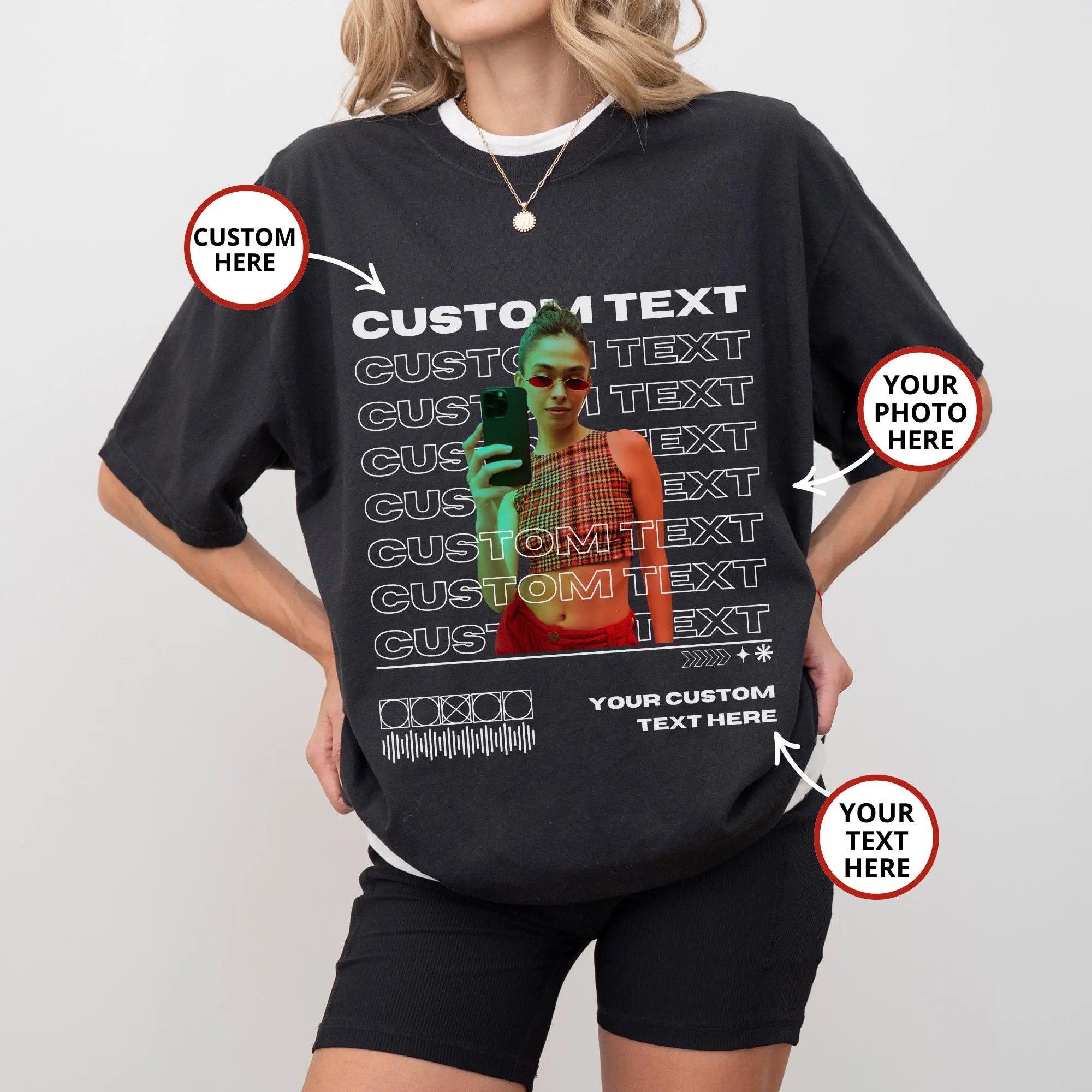 「ONLY YOU」カスタムシングルピクチャーヴィンテージ半袖-welikecustom-MJ