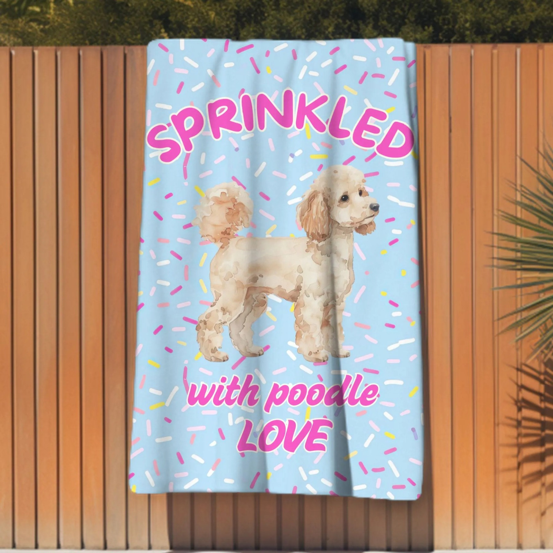 「キャンディ・スウィートハート」フォトカスタム ビーチタオル-welikecustom-MJ