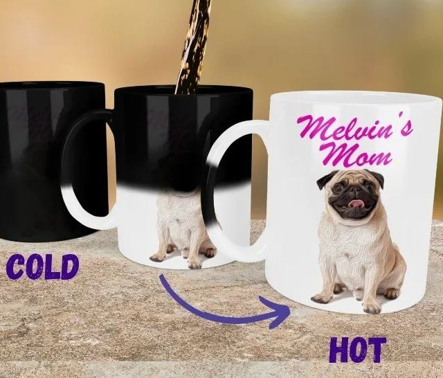 カスタムペット写真の色が変わるマグカップ、パーソナライズされた犬猫マジックコーヒーカップ、ペット愛好家へのユニークなギフト-welikecustom-MJ